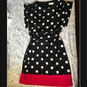 Eliza J Polka Dot dress